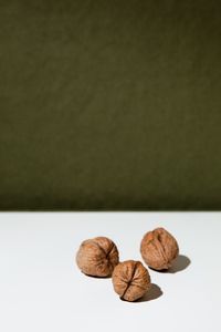Close-up of object over white background