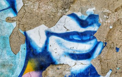 Close-up of tree against blue sky