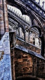 Low angle view of historical building