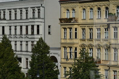 Low angle view of building in city