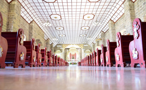 Interior of church