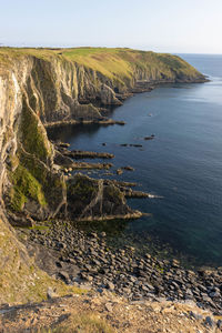 Kinsale, ireland - august 28 2021 the old head of kinsale and cliffs