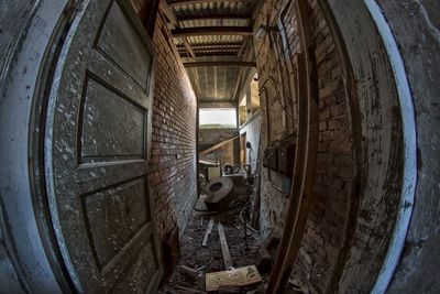 Interior of old building