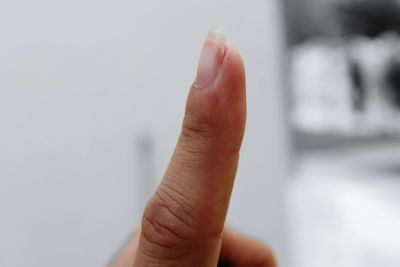 Close-up of human hand