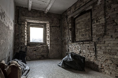 View of abandoned house