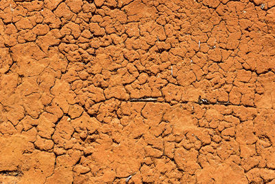 Full frame shot of textured adobe wall