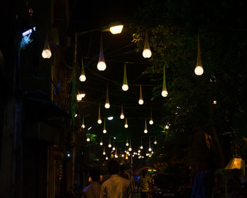 Lamp post at night