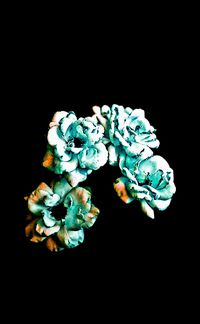 Close up of black background