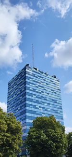 Low angle view of building against sky