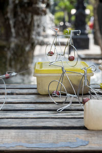 Close-up of drink on table