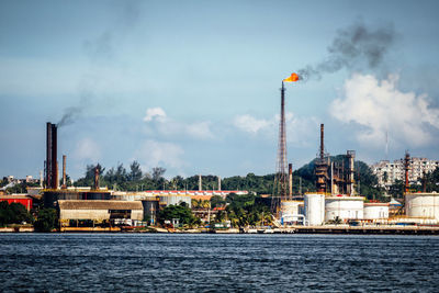 View of city at waterfront