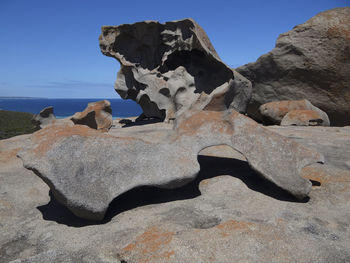 The remarkable rocks on kangaroo island on a beautiful australian spring day