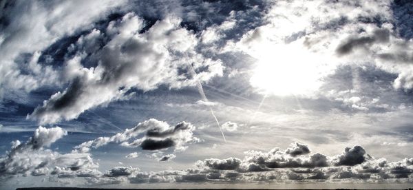 Scenic view of cloudy sky