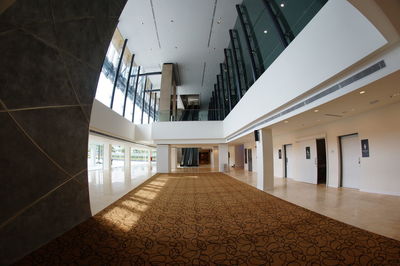 View of corridor of building