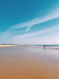 Sandy beach walk 