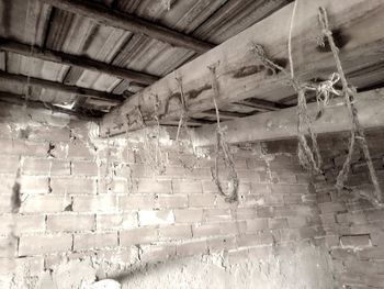 Interior of abandoned home