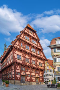 Old town hall is the most beautiful building in esslingen am neckar, germany. back view