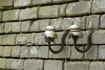 Close-up of brick wall