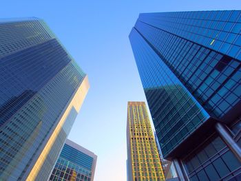 Low angle view of modern building