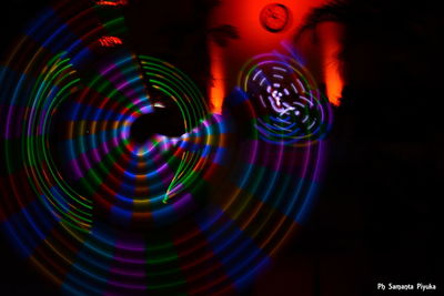 Full frame shot of illuminated lighting equipment