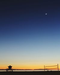 Low angle view of sky at sunset