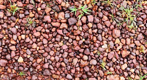 Full frame shot of pebbles