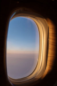 View from the airplane window