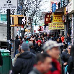 People on city street