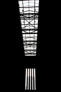 Low angle view of skylight