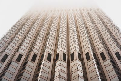 Low angle view of building against clear sky