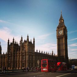 Big ben against sky