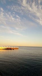 Scenic view of sea against sky during sunset. sochi. black sea. sun. 