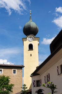 Low angle view of building against sky