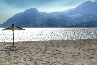 Scenic view of mountains