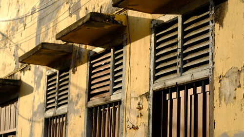 Low angle view of old building