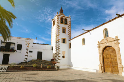 Cactus garden in the small town of betancuria, fuerteventura, canary islands