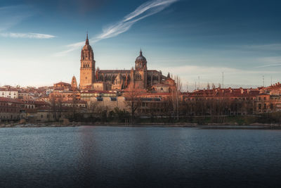 Buildings in water