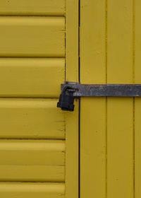 Full frame shot of yellow door