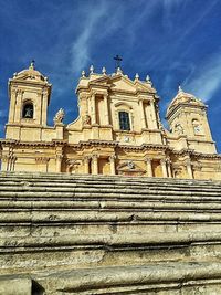 Low angle view of church