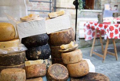 Close-up of objects for sale