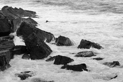 Rocks on beach