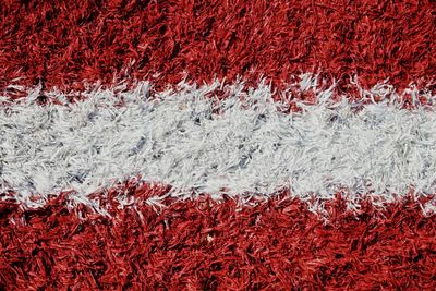 Full frame shot of red fabric