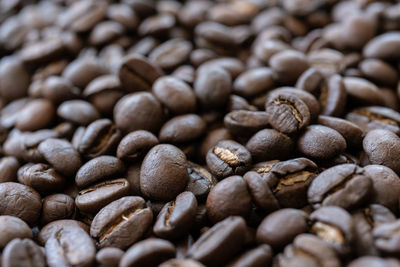 Full frame shot of coffee beans