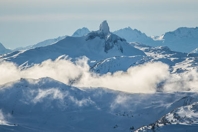 Black tusk and surrounding mountain landscape