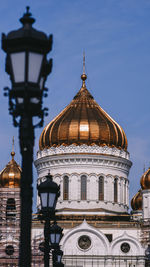 Low angle view of church against sky