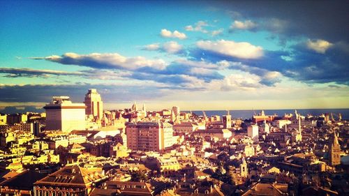 Aerial view of cityscape