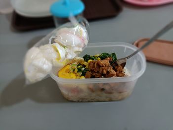 Traditional food in a lunch box