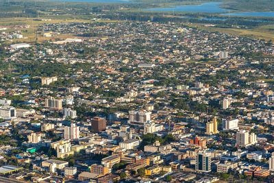 Aerial view of townscape
