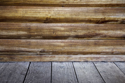 Full frame shot of wooden floor