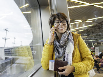 Young woman using mobile phone